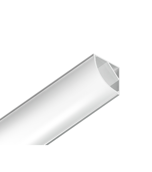 Алюминиевый профиль Ambrella light GP2100WH белый 2000*15.7*15.7