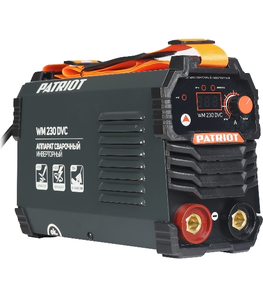 Сварочный аппарат Patriot WM230DVC инвертор ММА 10.7кВт (кейс в комплекте)