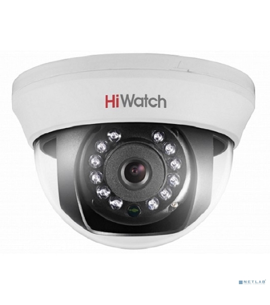 Камера видеонаблюдения Hikvision HiWatch DS-T101 2.8-2.8мм HD TVI цветная корп.:белый