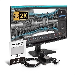 Монитор 31.5' ExeGate SmartView ES3207CA IPS 2560x1440, 75 Гц, 1 мс, 16:9, 250 кд/м², 1xHDMI, 2xDP, 2xUSB, 3.5 мм, черный, фото25