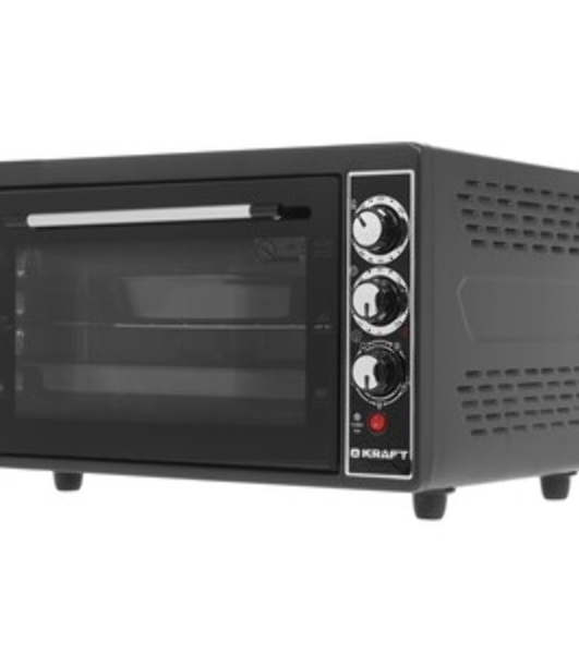 Мини-печь Kraft KF-MO3804RKBL черный Мощность 1500(Вт),Объем 38(Л)