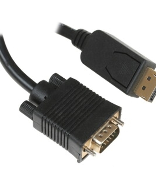 Кабель DisplayPort->VGA Cablexpert CCP-DPM-VGAM-10, 3м, 20M/15M, черный, экран, пакет