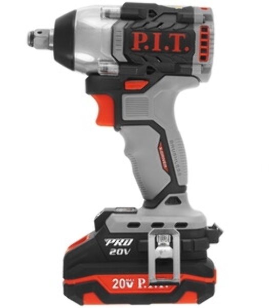 Гайковерт P.I.T. PIW20H-300B/1 аккум. патрон:квад.1/2'