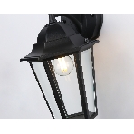 Уличный настенный светильник Ambrella light ST2018 BK/CL черный/прозрачный IP54 E27 max 40W 360*150*210, фото5