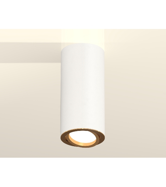Светильник Ambrella Light XS7442004 SWH/PYG белый песок/золото желтое полированное MR16 GU5.3 (C7442, N7004)