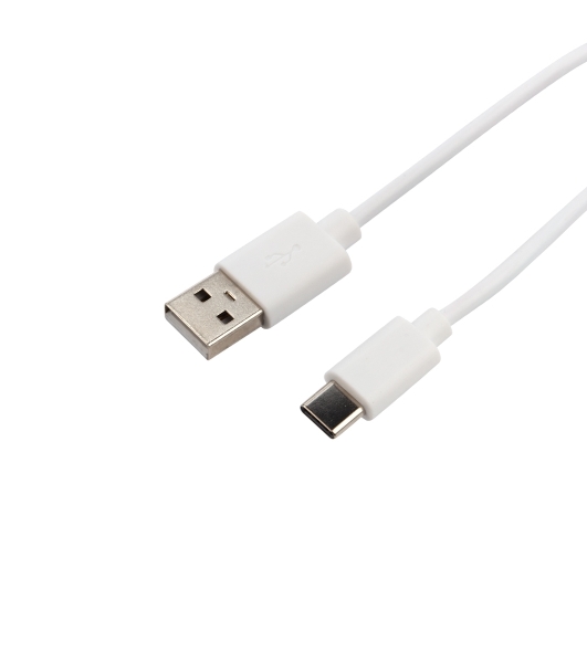 Кабель USB-Type-C Rexant 2A/PVC/белый/1м