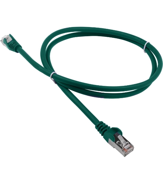 Патч-корд LANMASTER LAN-PC45/S5E-5.0-GN FTP вилка RJ-45-вилка RJ-45 cat.5е 5м зеленый LSZH (уп.:1шт)