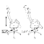 Кресло Бюрократ KB-9N/DG/TW-12 TW-01 TW-11 серый, сетка, фото10