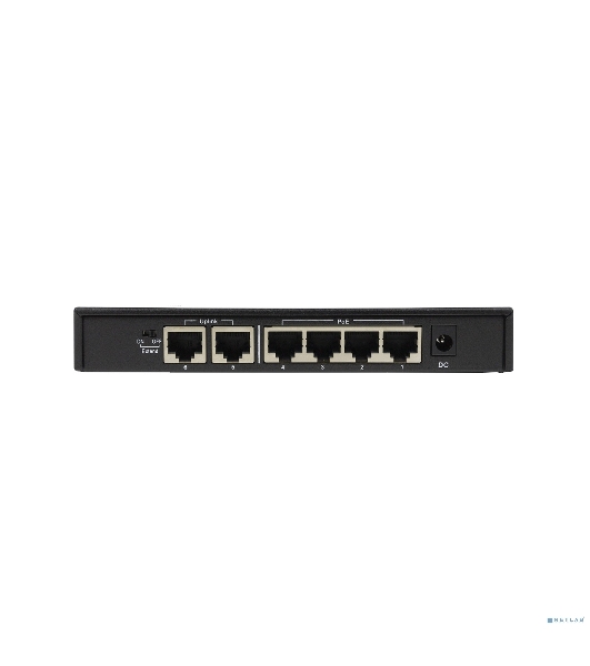 Коммутатор неуправляемый PoE ORIGO OS1206P/60W/A1A 4x100Base-TX PoE+, 2x100Base-TX, PoE-бюджет 60 Вт, корпус металл