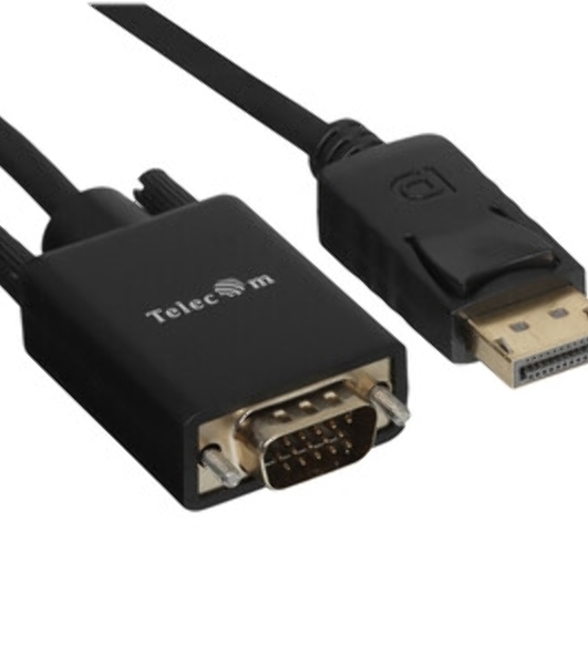 Кабель-переходник DP --> VGA_M/M 1,8м Telecom