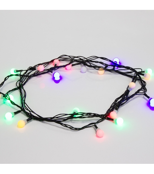 Гирлянда светодиодная Neon-night 'Цветные Шарики' 20 LED МУЛЬТИКОЛОР 2,8 метра