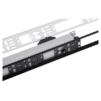 Блок силовых розеток Rem Rem-32, Shuko х 16, IEC 60320 С19 х 8, вход колодка, 1463х45х45 мм (ВхШхГ), 32А, автомат + амперметр, черный, без шнура, фото2