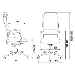 Кресло Бюрократ KB-9N/DG/TW-12 TW-01 TW-11 серый, сетка, фото9