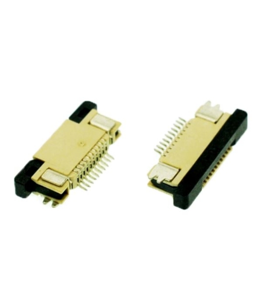 Разъем FPC Half Coverage Top Contact 1.0K-BS-16PWB 16 pin высота 2мм шаг 1мм