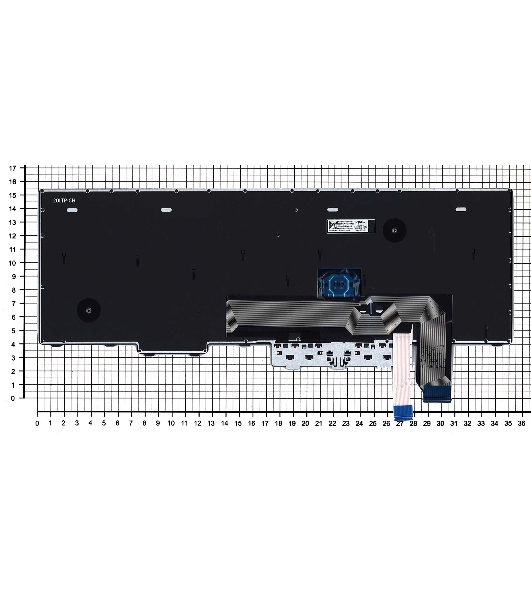 Клавиатура для ноутбука Lenovo Thinkpad P15 T15g черная с подсветкой