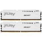 Оперативная память Kingston Fury Beast, DDR5, 32Gb (1x32Gb), 5600MHz, CL36, DIMM, с радиаторами, белый, фото14
