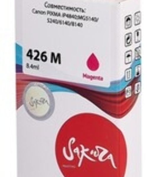 Картридж струйный Sakura 4558B001 (426 M) для Canon, пурпурный, 8,4 мл., 650 к.