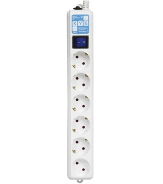 Фильтр-удлинитель Power Cube PRO SPL6-16-P-3М, 3,0 м, LC контур, 16А/3,5кВт 3*1,5мм