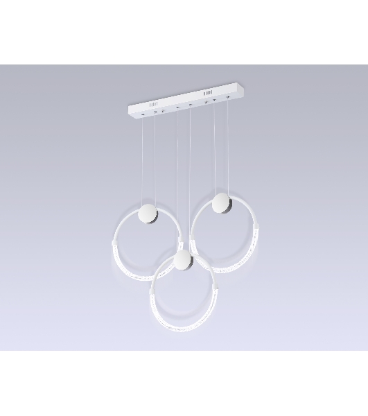 Светильник Ambrella light FL10595/3 WH/CH белый/хром 4200K 34W 630*20*1200 (Без ПДУ)