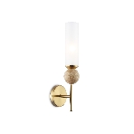 Настенный светильник Ambrella light LH53254 BS/FR латунь/белый матовый E14 max 40W 110*100*400, фото10
