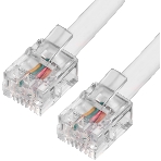 Телефонный шнур Greenconnect удлинитель для аппарата 5.0m GCR-TP6P4C-5.0m, 6P4C (джек 6p4c - jack 6p4c) белый Greenconnect Телефонный шнур удлинитель для аппарата 5.0m GCR-TP6P4C-5.0m, 6P4C (джек 6p4c - jack 6p4c) белый, фото 1