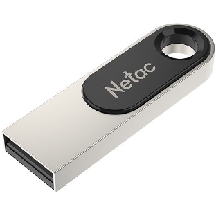 Флешка USB Netac U278 (NT03U278N-008G-20PN), 8Gb, USB 2.0, R/W 50/10, серебристый/черный