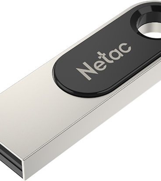 Флешка USB Netac U278 (NT03U278N-008G-20PN), 8Gb, USB 2.0, R/W 50/10, серебристый/черный