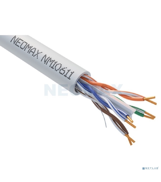 Кабель NEOMAX NM10611 UTP cat.6 4 пары (305 м) 0.57мм LSZH Медь