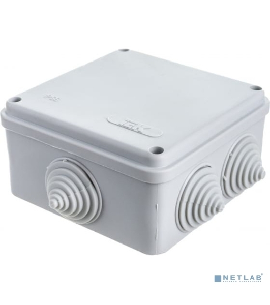 Коробка распаячная ОП 100х100х50 IP55 KM41234 IEK UKO11-100-100-050-K41-55