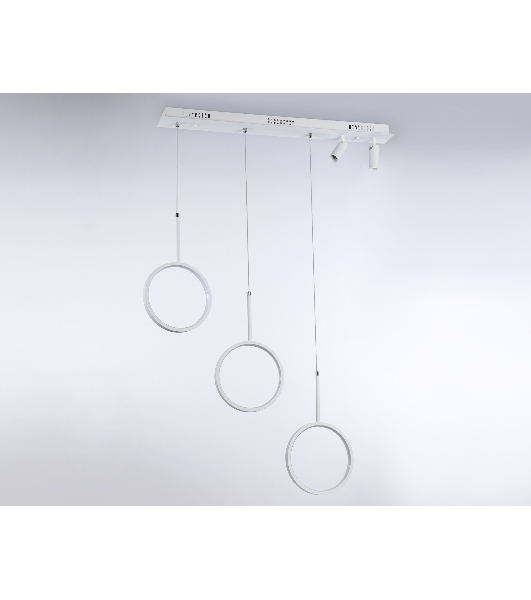 Светильник Ambrella light FL5277/3+2 WH белый 59W 3000K/4200K/6400K+4200K 800*200*1200 (ПДУ ИК)