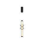 Подвесной светодиодный светильник Ambrella light LH11021 BK/SM черный/дымчатый 17W 3000K D120*435, фото8