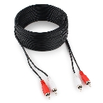 Кабель аудио Cablexpert CCA-2R2R-15M, 2xRCA - 2xRCA, 15м, фото 1