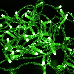 Гирлянда Neon-night Нить 10м, с эффектом мерцания, прозрачный ПВХ, 24В, Зеленый