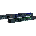 Блок распределения питания Elemy IPDU-5936 верт.размещ. 12xC19 30xC13 с мониторингом 3x16A IEC 60309 2.4м, фото 1