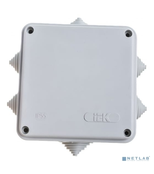 Коробка распаячная ОП 100х100х50 IP55 KM41234 IEK UKO11-100-100-050-K41-55
