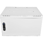 Шкаф коммутационный ЦМО (ШРН-6.650.1-9005) настенный 6U 600x650 мм пер. дв. металл 200 кг черный 470 мм 180 град., фото 1