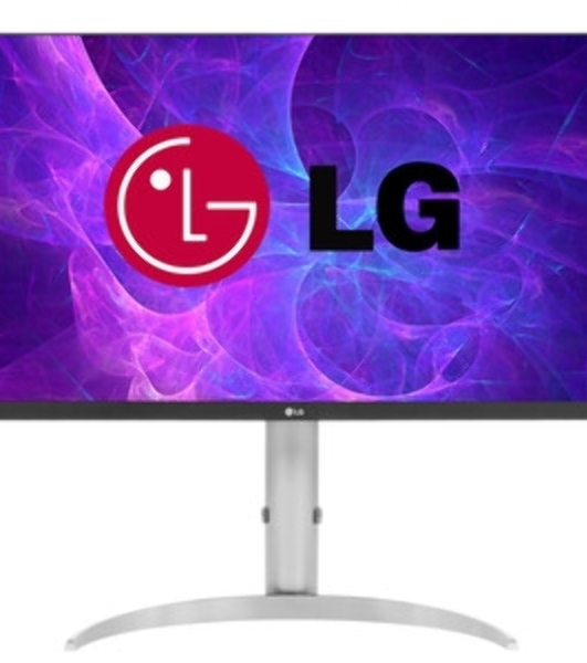 Монитор 27' LG UltraFine 27UP850K-W IPS 3840x2160, 60 Гц, 5 мс, 16:9, 400 кд/м², 2xHDMI 2.0, DP 1.4, USB-C, USB Hub (2x USB 3.0), 3.5 Jack, FreeSync, черный/серебристый