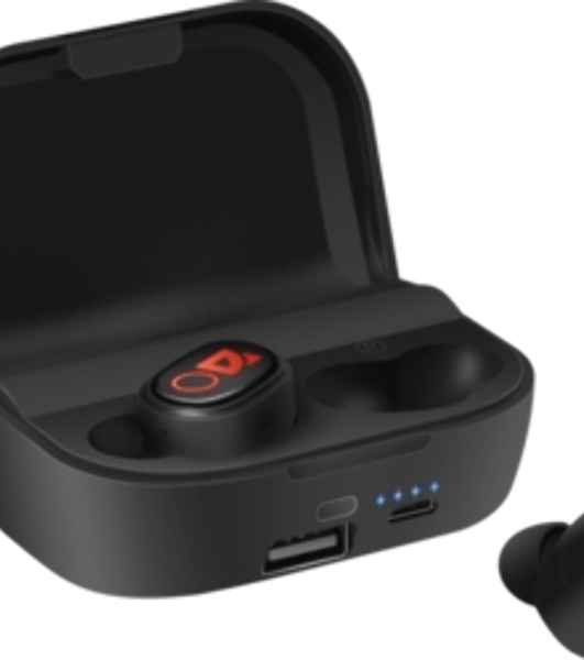 Наушники TWS Defender Twins 639 черный, внутриканальные, Bluetooth, до 4 ч
