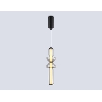 Подвесной светодиодный светильник Ambrella light LH11021 BK/SM черный/дымчатый 17W 3000K D120*435, фото7