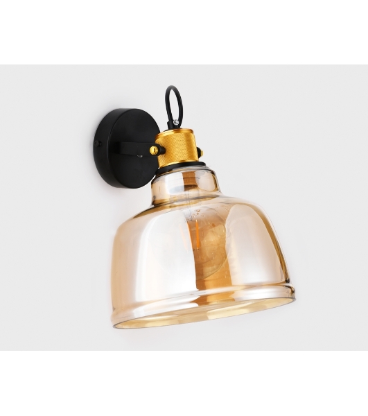 Светильник Ambrella light TR3521 SB/TI бронза/янтарь E27 max 40W 220*280*320