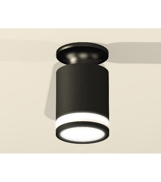 Светильник Ambrella Light XS6302113 SBK/PBK/FR черный песок/черный полированный/белый матовый MR16 GU5.3 (N6902, C6302, N6221)