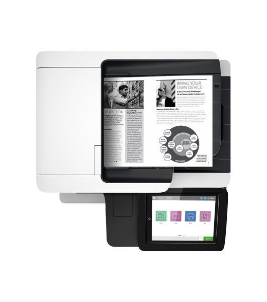 МФУ лазерное HP LaserJet Enterprise M528dn (1PV64A #B19), A4, ч/б, печ. до 43 стр/мин., скан. до 43 стр/мин. (ч/б) 38 стр/мин. (цвет), 1200 x 1200 dpi (печать) 600x600dpi (сканер), USB, RJ-45, Air Print, Mopria