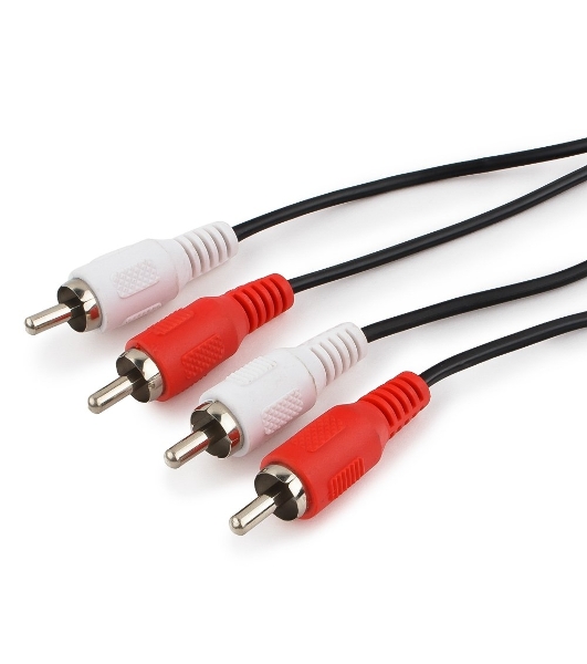 Кабель аудио Cablexpert CCA-2R2R-15M, 2xRCA - 2xRCA, 15м
