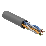Кабель связи ITK витая пара U/UTP, кат.6, 4 пары 23AWG solid, 305м, ПВХ, серый, фото4