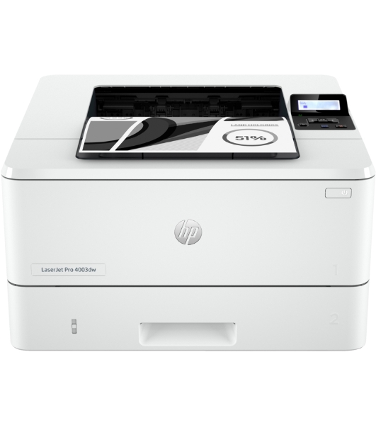 Принтер лазерный HP LaserJet Pro M4003dw (2Z610A), A4, ч/б, до 40 стр/мин., 1200 x 1200 dpi, USB, RJ-45, Wi-Fi, Air Print, Mopria