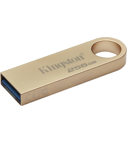 Флешка USB Kingston DataTraveler SE9 G3 (DTSE9G3/256Gb), 256Gb, USB 3.2 Gen 1, R/W 220/100, золотистый