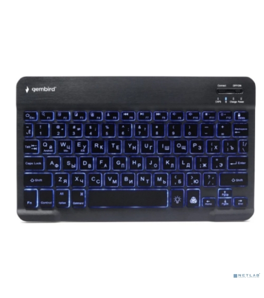 Клавиатура беспроводная Gembird KBW-4N, 78 кл., Bluetooth, ножн.тип клавиш, ультратонкая