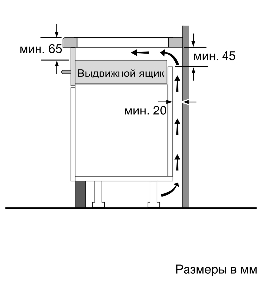 Индукционная варочная панель Bosch PIE631HB1E черный