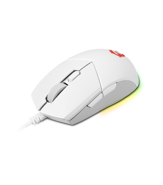 Мышь проводная MSI Clutch GM11 белый, 5000 dpi, USB, кнопки - 6