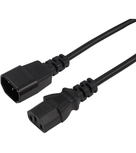 Шнур сетевой Rexant IEC 320 C13 – IEC 320 C14 3x0,75мм², 3м
